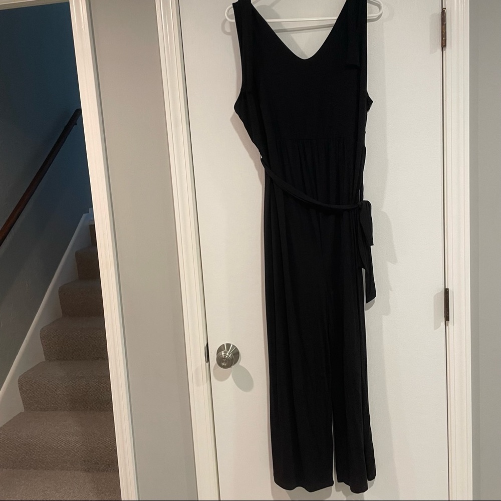 Lisa & Lucy for A Pea in the Pod black maternity jump suit - L